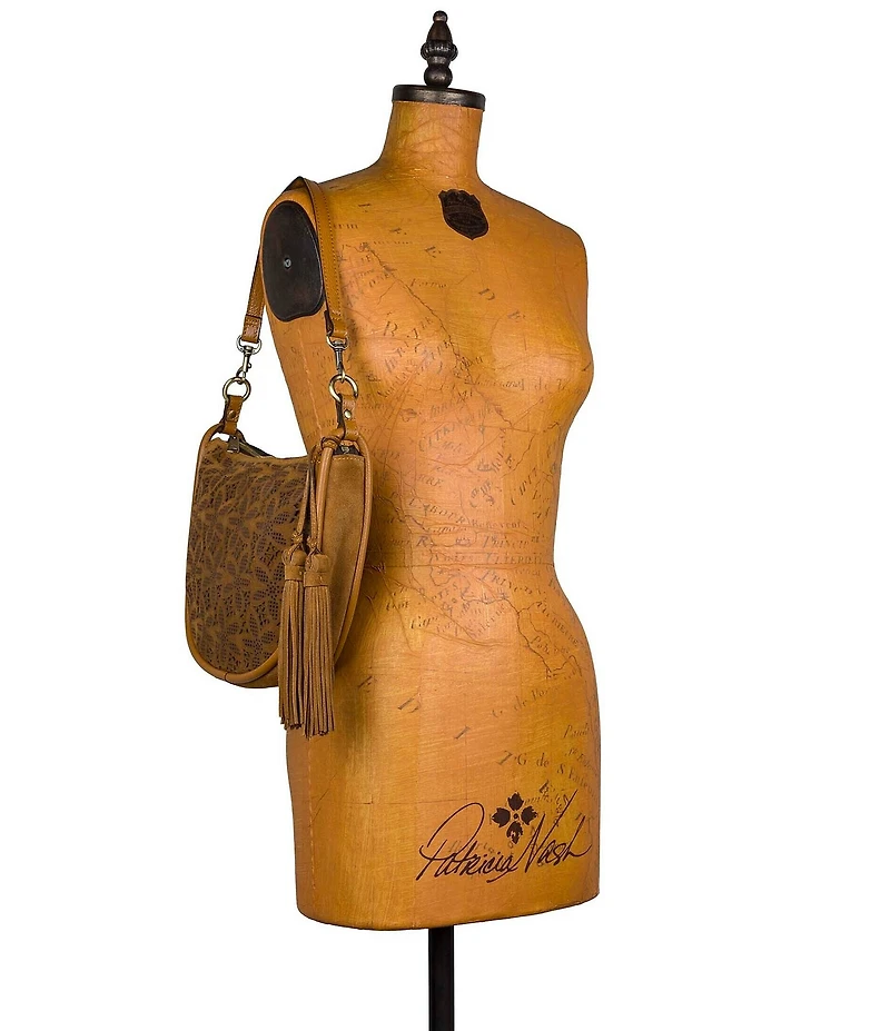 Patricia Nash Calanna Floral Hobo Shoulder Bag