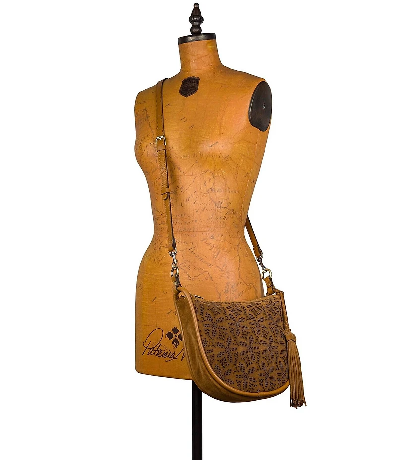 Patricia Nash Calanna Floral Hobo Shoulder Bag
