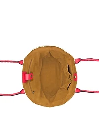 Patricia Nash Calypso Straw Tote Bag with Scarf