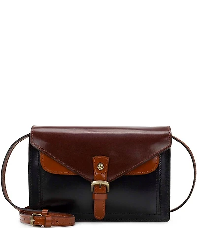 Patricia Nash Cassano Colorblock Buckled Crossbody Bag