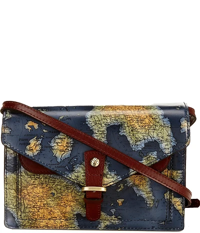 Patricia Nash Cassano Greek Map Crossbody Bag