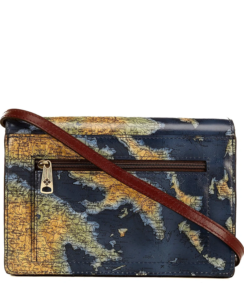 Patricia Nash Cassano Greek Map Crossbody Bag