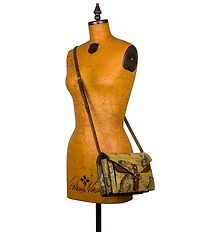 Patricia Nash Cassano European Map Buckled Crossbody Bag
