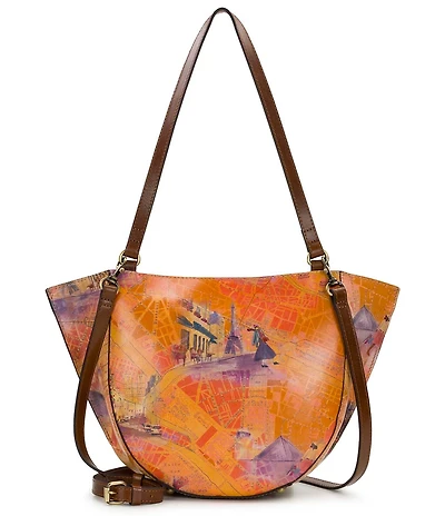 Patricia Nash Cassola Paris Map Satchel Bag