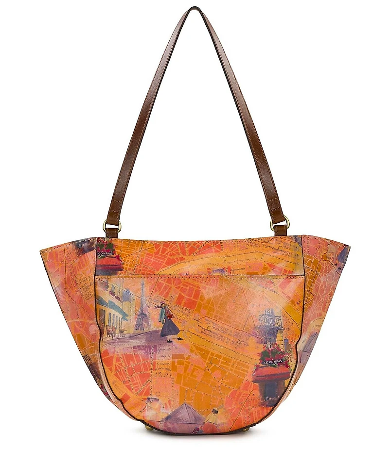 Patricia Nash Cassola Paris Map Satchel Bag