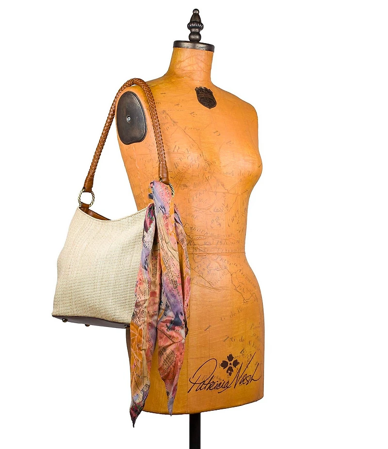 Patricia Nash Castelli Hobo Bag With Scarf