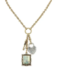 Patricia Nash Charm Dangle Statement Necklace
