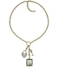 Patricia Nash Charm Dangle Statement Necklace