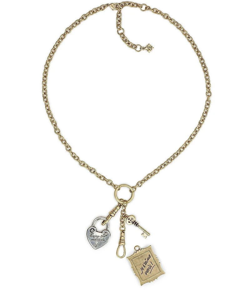 Patricia Nash Charm Dangle Statement Necklace