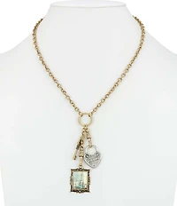 Patricia Nash Charm Dangle Statement Necklace