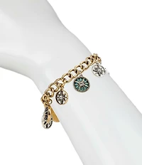 Patricia Nash Compass Charm Line Bracelet