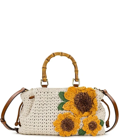 Patricia Nash Clea Sunflower Satchel Bag