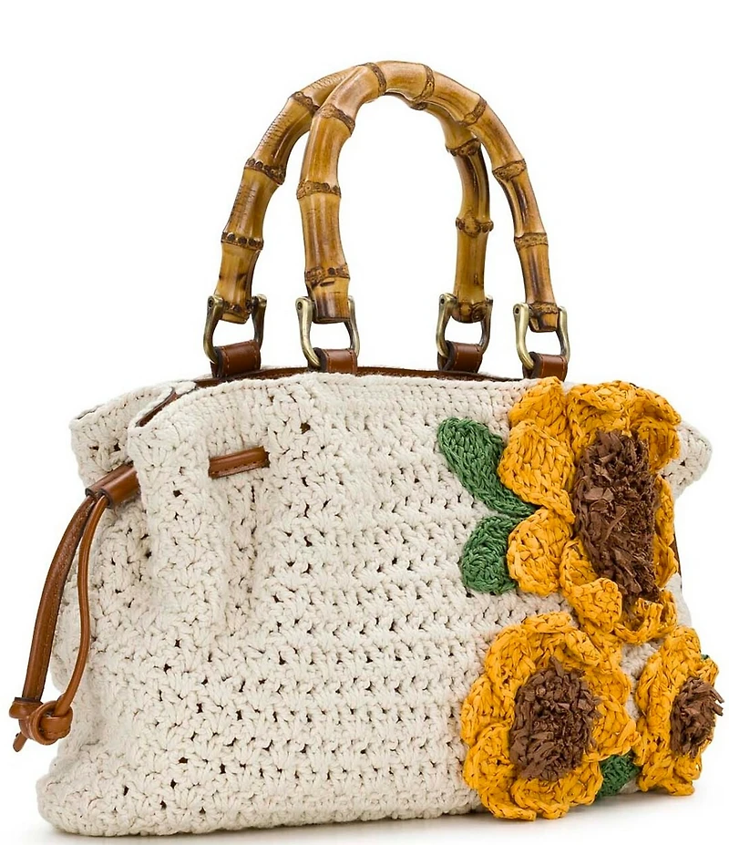 Patricia Nash Clea Sunflower Satchel Bag