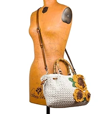 Patricia Nash Clea Sunflower Satchel Bag