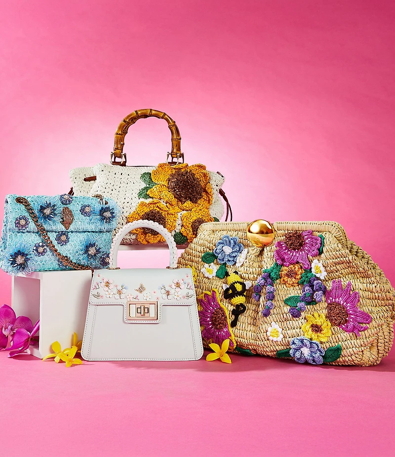 Patricia Nash Clea Sunflower Satchel Bag