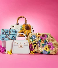 Patricia Nash Clea Sunflower Satchel Bag