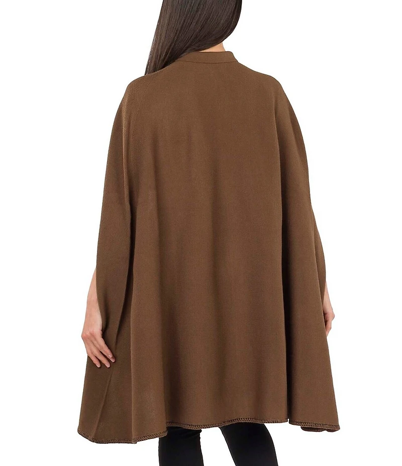 Patricia Nash Collar Cape with Pom Pom