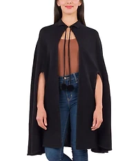 Patricia Nash Collar Cape with Pom Pom