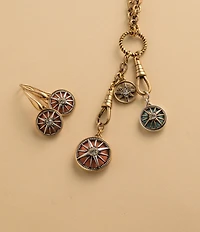 Patricia Nash Compass Charm Dangle Y-Necklace