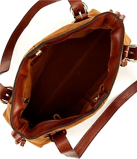 Patricia Nash Cona Suede Braided Shoulder Bag