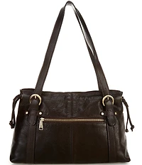 Patricia Nash Cona Leather Statement Satchel Bag