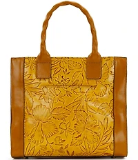 Patricia Nash Curry Floral Embossed Tote Bag