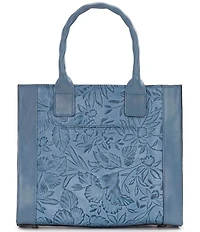 Patricia Nash Curry Floral Embossed Tote Bag