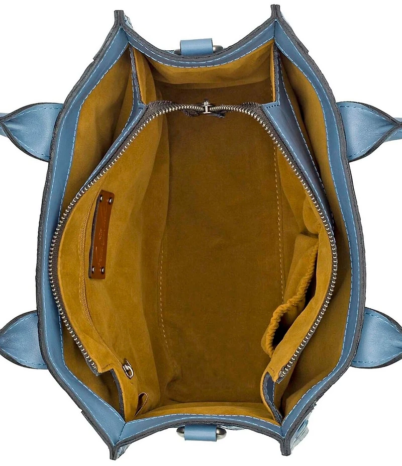 Patricia Nash Curry Floral Embossed Tote Bag