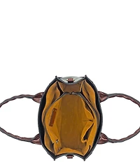 Patricia Nash Curry Contrast Trim Tote Bag