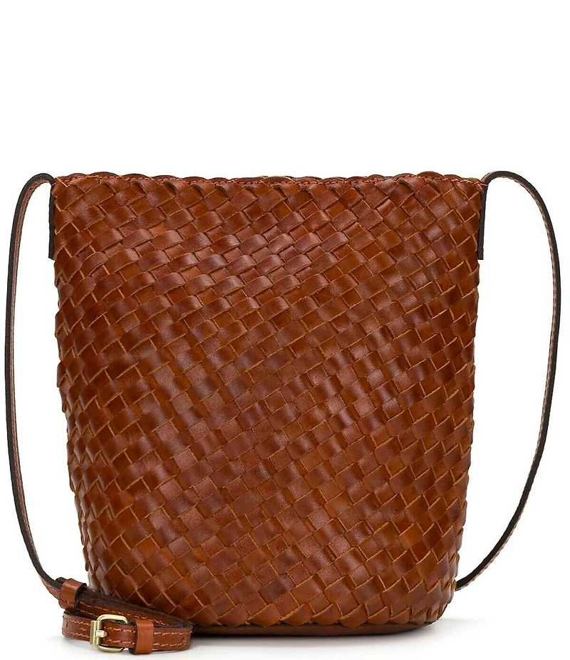 Patricia Nash Darcy Woven Crossbody Bucket Bag