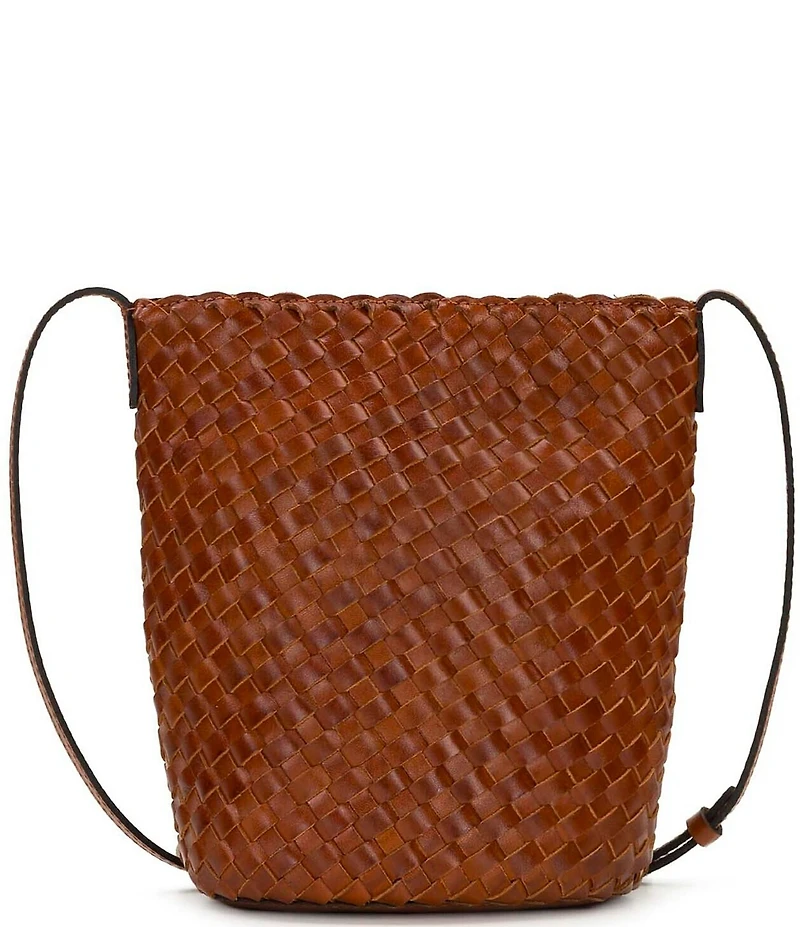 Patricia Nash Darcy Woven Crossbody Bucket Bag