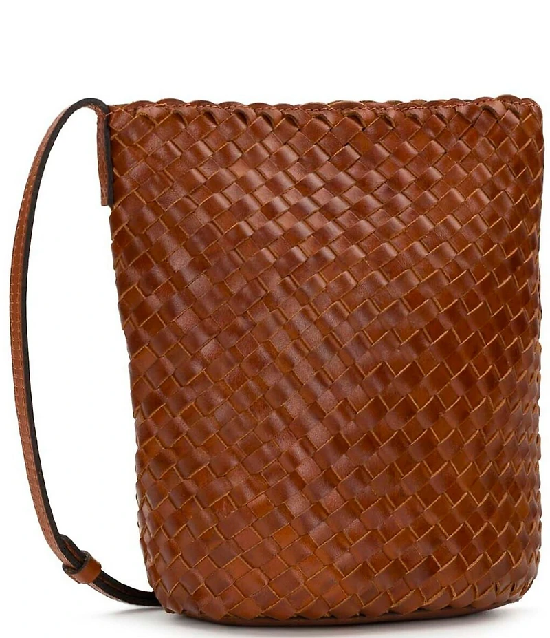 Patricia Nash Darcy Woven Crossbody Bucket Bag