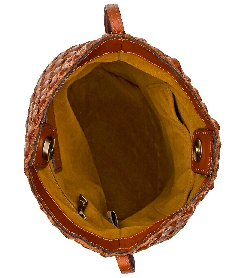 Patricia Nash Darcy Woven Crossbody Bucket Bag