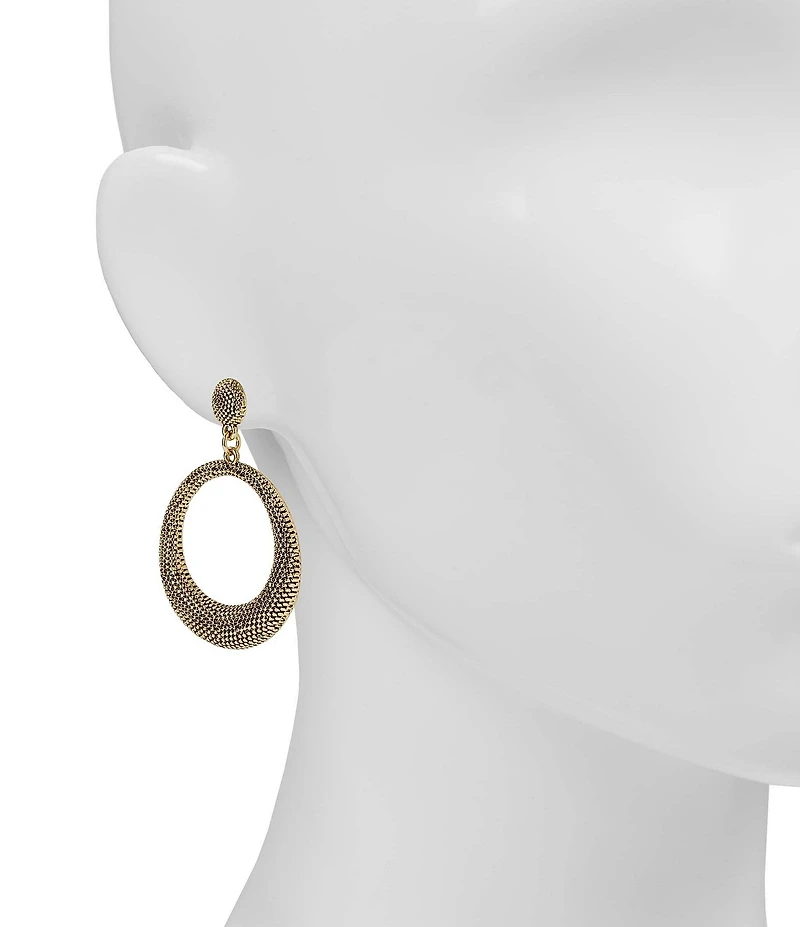 Patricia Nash Doorknocker Drop Earrings