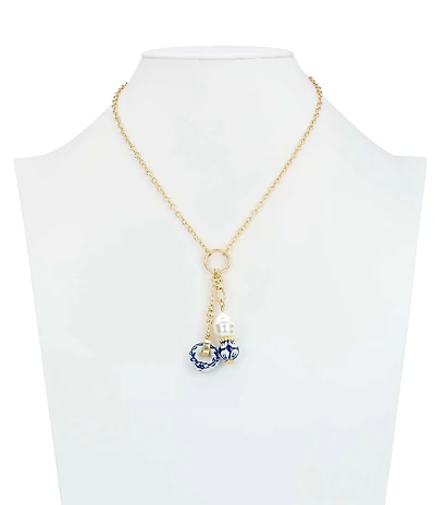 Patricia Nash Double Charm Short Pendant Necklace