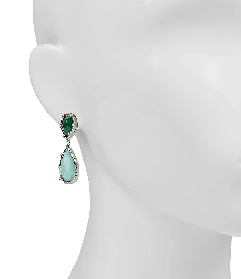 Patricia Nash Double Drop Clip Earrings