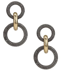 Patricia Nash Double Ring Drop Earrings