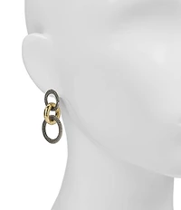 Patricia Nash Double Ring Drop Earrings