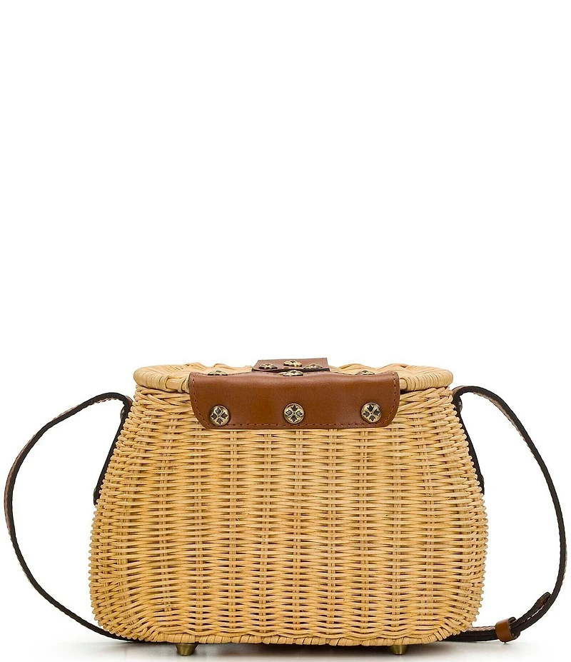 Patricia Nash Duronia Wicker Scarf Bucket Bag