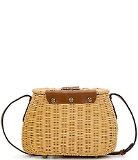 Patricia Nash Duronia Wicker Scarf Bucket Bag