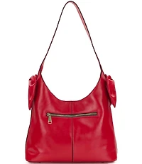 Patricia Nash Emilie Leather Bow Detail Hobo Shoulder Bag