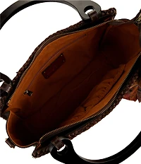 Patricia Nash Estelle Straw Satchel Tote