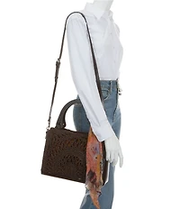 Patricia Nash Estelle Straw Satchel Tote