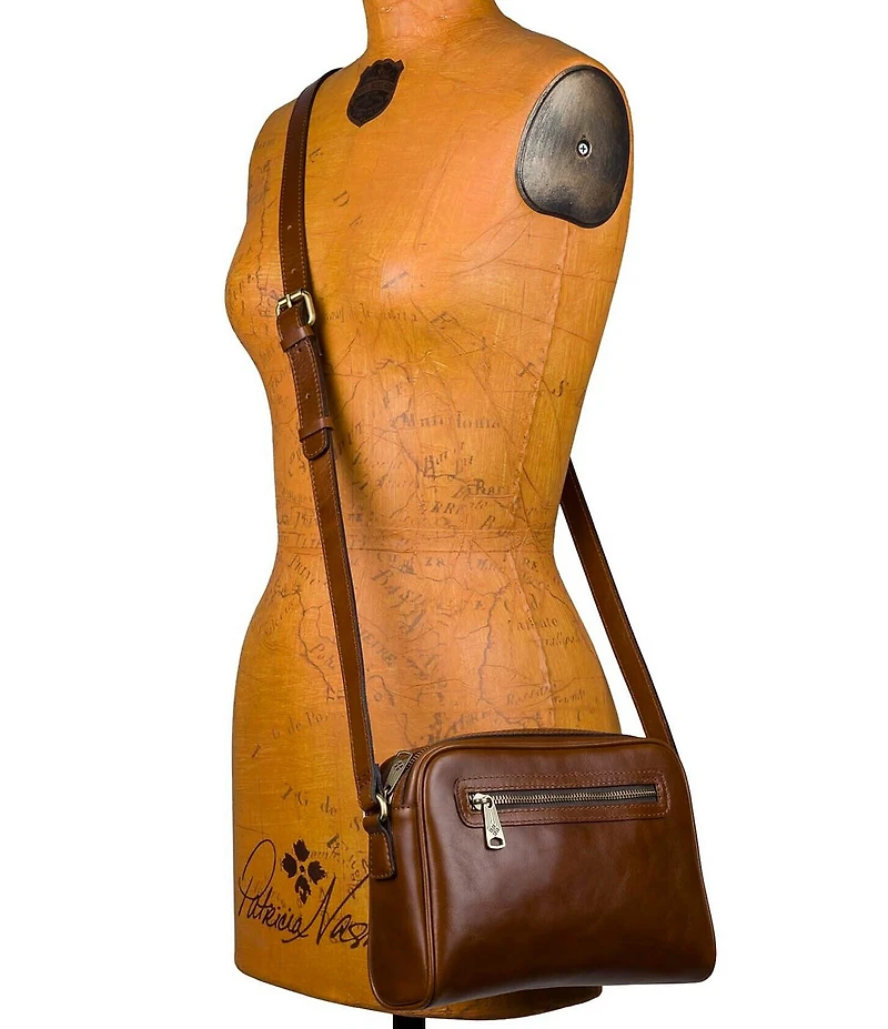 Patricia Nash Evia Leather Crossbody Bag