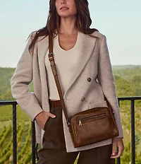Patricia Nash Evia Leather Crossbody Bag