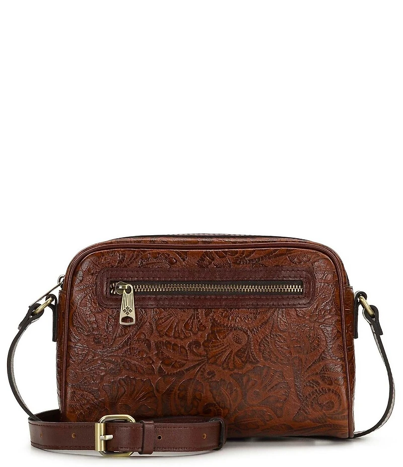 Patricia Nash Evia Tooled Crossbody Bag