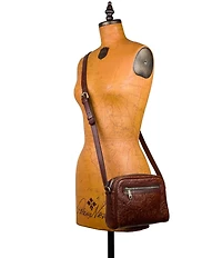 Patricia Nash Evia Tooled Crossbody Bag
