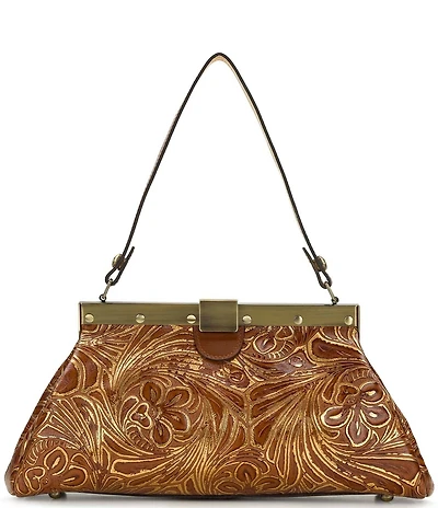 Patricia Nash Ferrara Grape Leaf Embossed Shoulder Bag