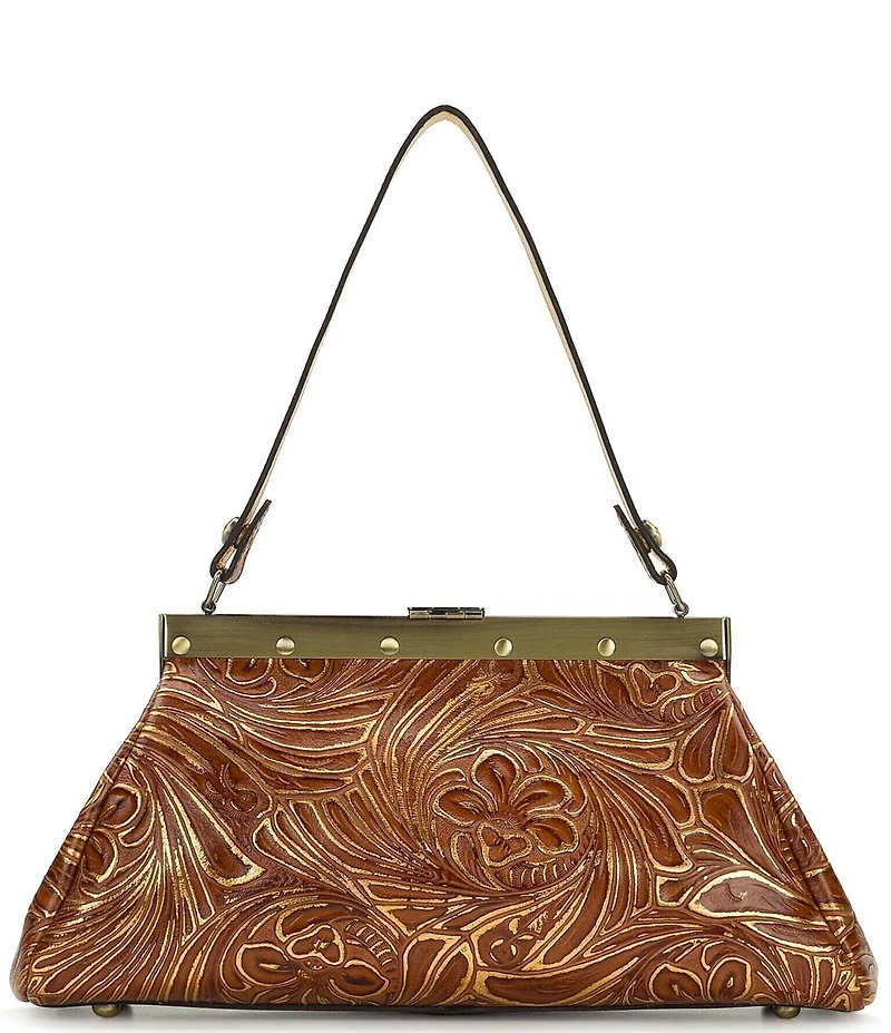 Patricia Nash Ferrara Grape Leaf Embossed Shoulder Bag