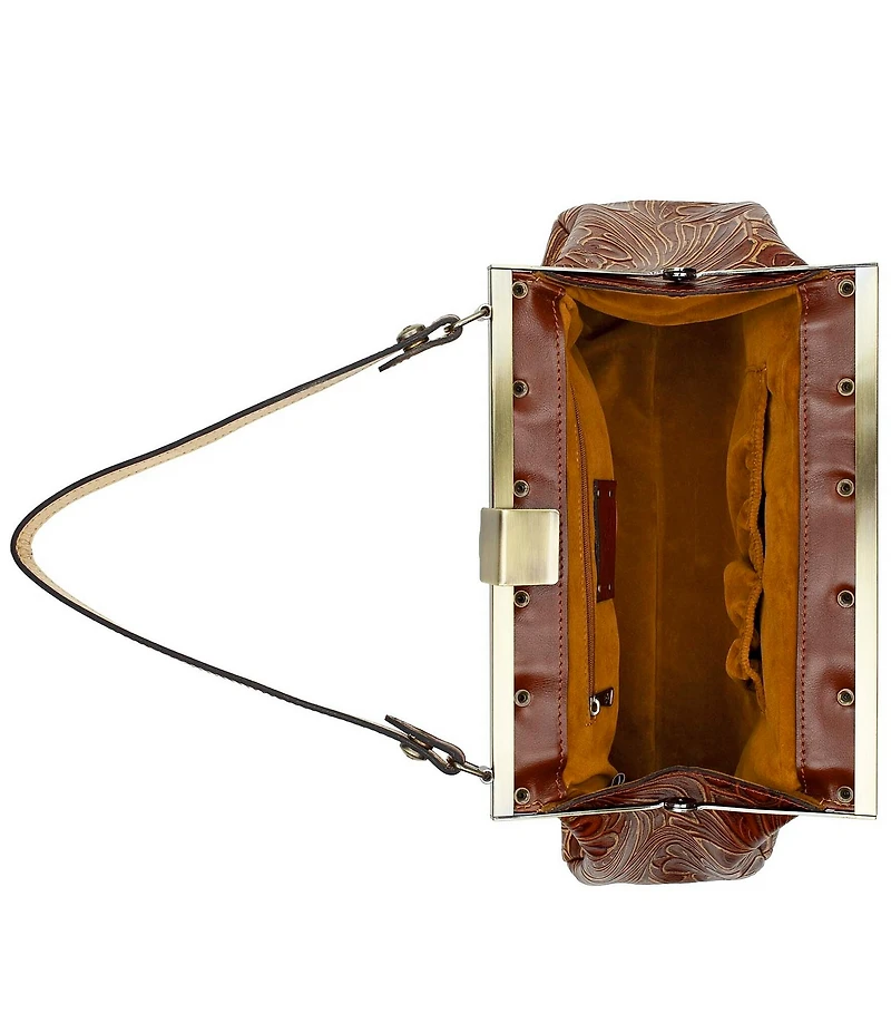 Patricia Nash Ferrara Grape Leaf Embossed Shoulder Bag